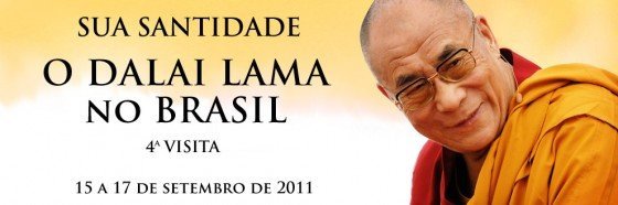 XIV Dalai Lama vem ao Brasil em setembro para três dias de simpósio e palestras