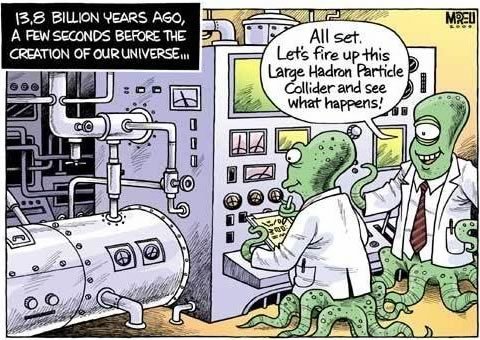 Imagem: a “Large Hadron Collider” original